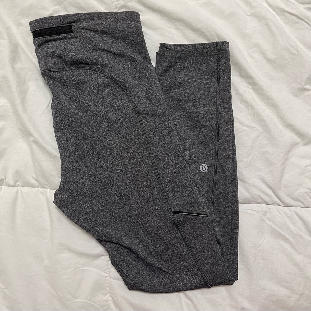 Fast and Free Lululemon leggings Heather gray - size 6 25”